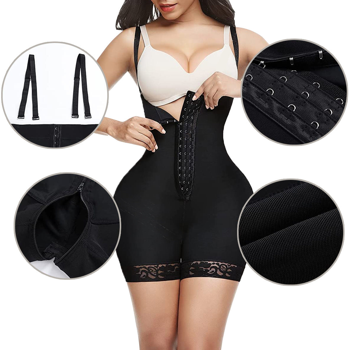 Plus Size Body Shaper Vest for Waist and Hip Control